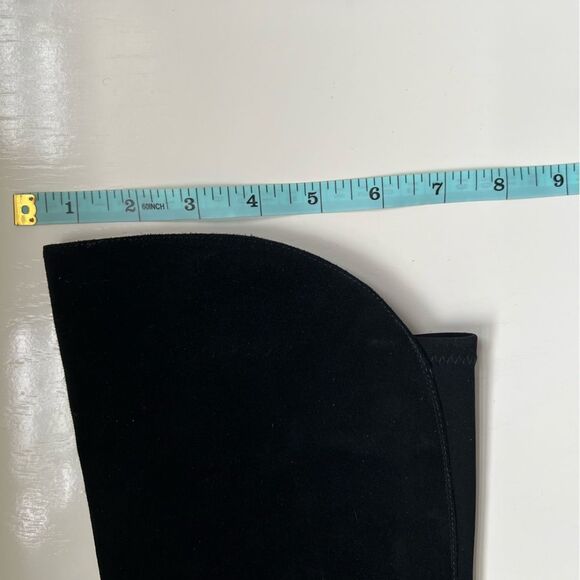 Stuart Weitzman Boots Suede Over The Knee Black Size 6 - Picture 10 of 10